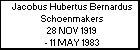 Jacobus Hubertus Bernardus Schoenmakers