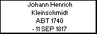 Johann Henrich Kleinschmidt