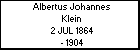 Albertus Johannes Klein