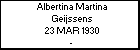 Albertina Martina Geijssens