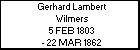 Gerhard Lambert Wilmers
