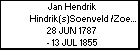 Jan Hendrik Hindrik(s)Soenveld /Zoenveld/