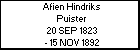 Afien Hindriks Puister