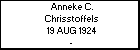 Anneke C. Chrisstoffels