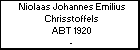 Niolaas Johannes Emilius Chrisstoffels