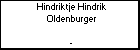 Hindriktje Hindrik Oldenburger