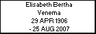 Elisabeth Bertha Venema