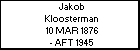 Jakob Kloosterman