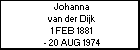 Johanna van der Dijk