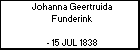 Johanna Geertruida Funderink
