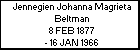 Jennegien Johanna Magrieta Beltman