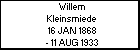 Willem Kleinsmiede