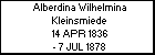 Alberdina Wilhelmina Kleinsmiede