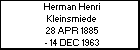 Herman Henri Kleinsmiede