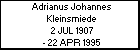 Adrianus Johannes Kleinsmiede