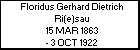Floridus Gerhard Dietrich Ri(e)sau