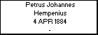 Petrus Johannes Hempenius