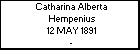 Catharina Alberta Hempenius