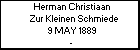 Herman Christiaan Zur Kleinen Schmiede