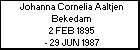 Johanna Cornelia Aaltjen Bekedam