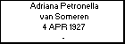 Adriana Petronella van Someren