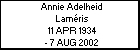 Annie Adelheid Lam�ris