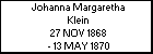 Johanna Margaretha Klein