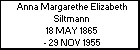 Anna Margarethe Elizabeth Siltmann