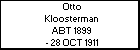 Otto Kloosterman