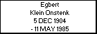 Egbert Klein Onstenk