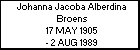 Johanna Jacoba Alberdina Broens