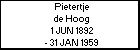 Pietertje de Hoog