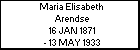 Maria Elisabeth Arendse