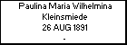 Paulina Maria Wilhelmina Kleinsmiede