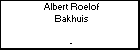 Albert Roelof Bakhuis