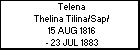 Telena Thelina Tilina/Sap/
