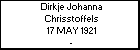 Dirkje Johanna Chrisstoffels