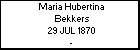 Maria Hubertina Bekkers