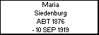 Maria Siedenburg