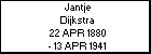 Jantje Dijkstra