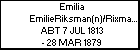 Emilia EmilieRiksman(n)/Rixman/