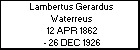 Lambertus Gerardus Waterreus