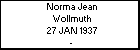 Norma Jean Wollmuth