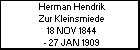 Herman Hendrik Zur Kleinsmiede