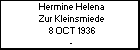 Hermine Helena Zur Kleinsmiede