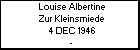 Louise Albertine Zur Kleinsmiede