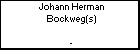 Johann Herman Bockweg(s)