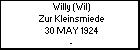 Willy (Wil) Zur Kleinsmiede