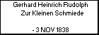 Gerhard Heinrich Rudolph Zur Kleinen Schmiede