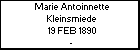 Marie Antoinnette Kleinsmiede